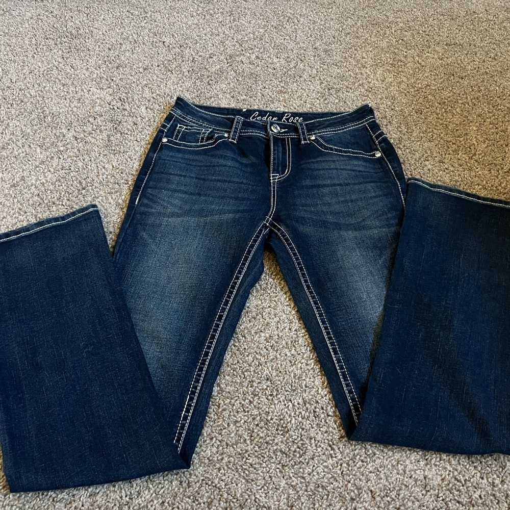 Cedar rose Dark Blue Boot Cut Jeans